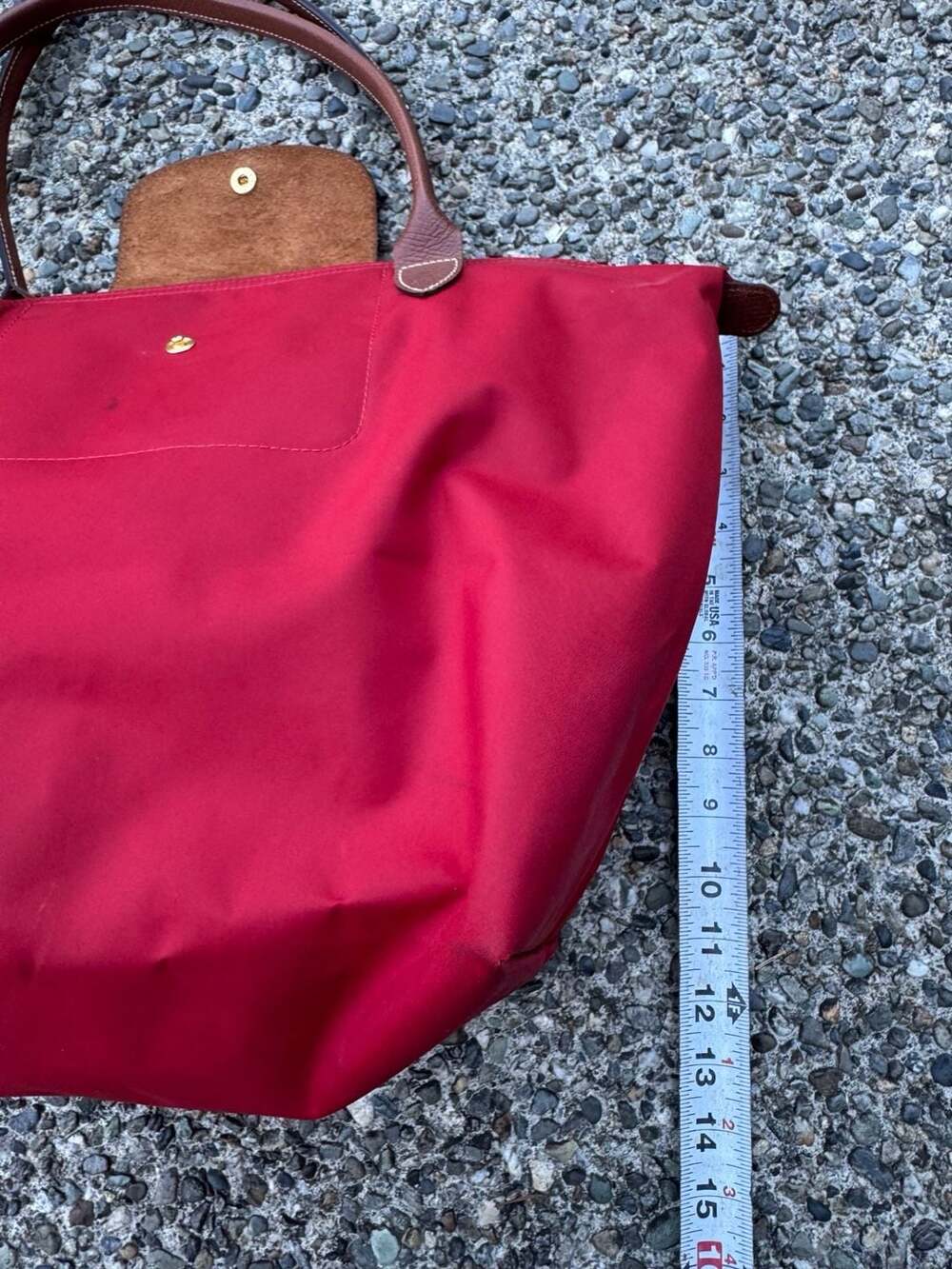 Longchamp Le Pliage Nylon Tote Bag in Red - Picture 4 of 12